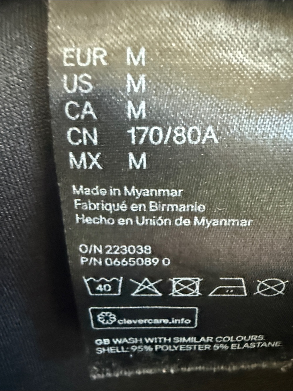 H&M Black Wide-Leg Culotte Pants M - Picture 5 of 5